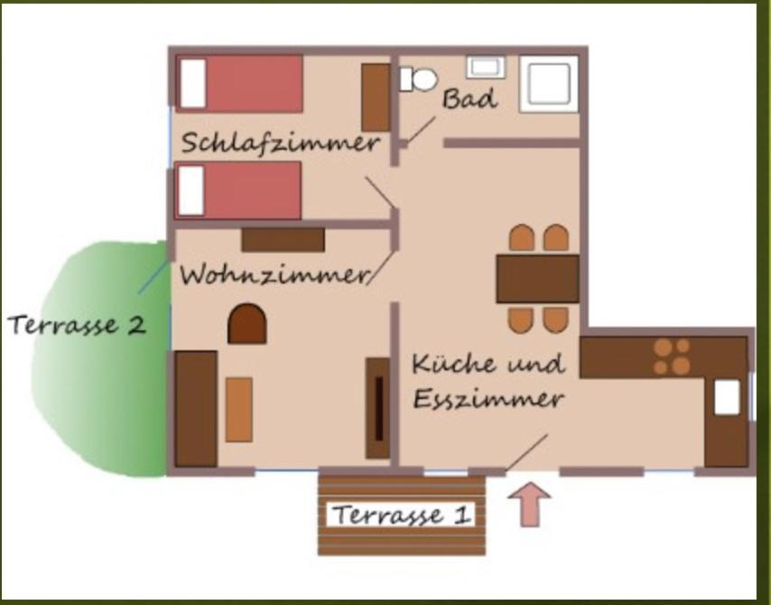 Ferienwohnung Suedliche Weinstrasse Zwischen Wald Und Reben Klingenmünster Εξωτερικό φωτογραφία